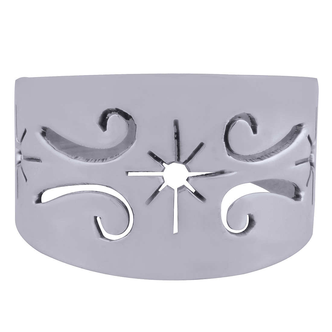 GORGEOUS JALI CUT OUT PLAIN 925 STERLING SOLID SILVER HANDMADE RING