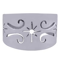 GORGEOUS JALI CUT OUT PLAIN 925 STERLING SOLID SILVER HANDMADE RING