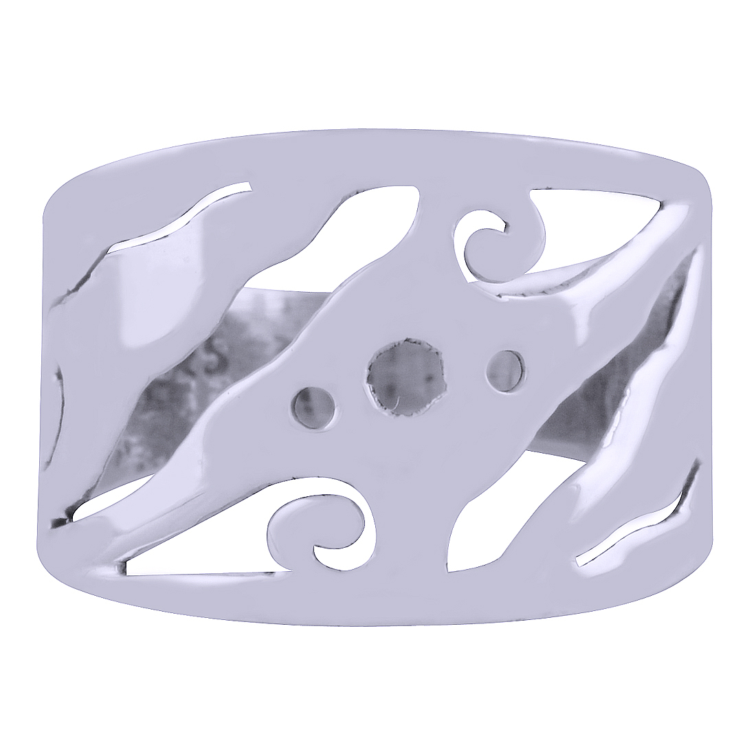 GORGEOUS JALI CUT OUT PLAIN 925 STERLING SOLID SILVER HANDMADE RING