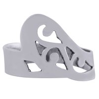GORGEOUS JALI CUT OUT PLAIN 925 STERLING SOLID SILVER HANDMADE RING