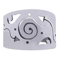 GALAXY CUT OUT PLAIN 925 STERLING SOLID SILVER HANDMADE RING