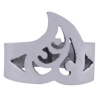 LEAF PLAIN 925 STERLING SOLID SILVER HANDMADE RING