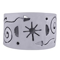 GALAXY CUT OUT PLAIN 925 STERLING SOLID SILVER HANDMADE RING