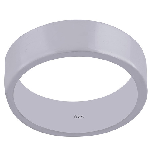 PLAIN BAND 925 STERLING SOLID SILVER HANDMADE RING
