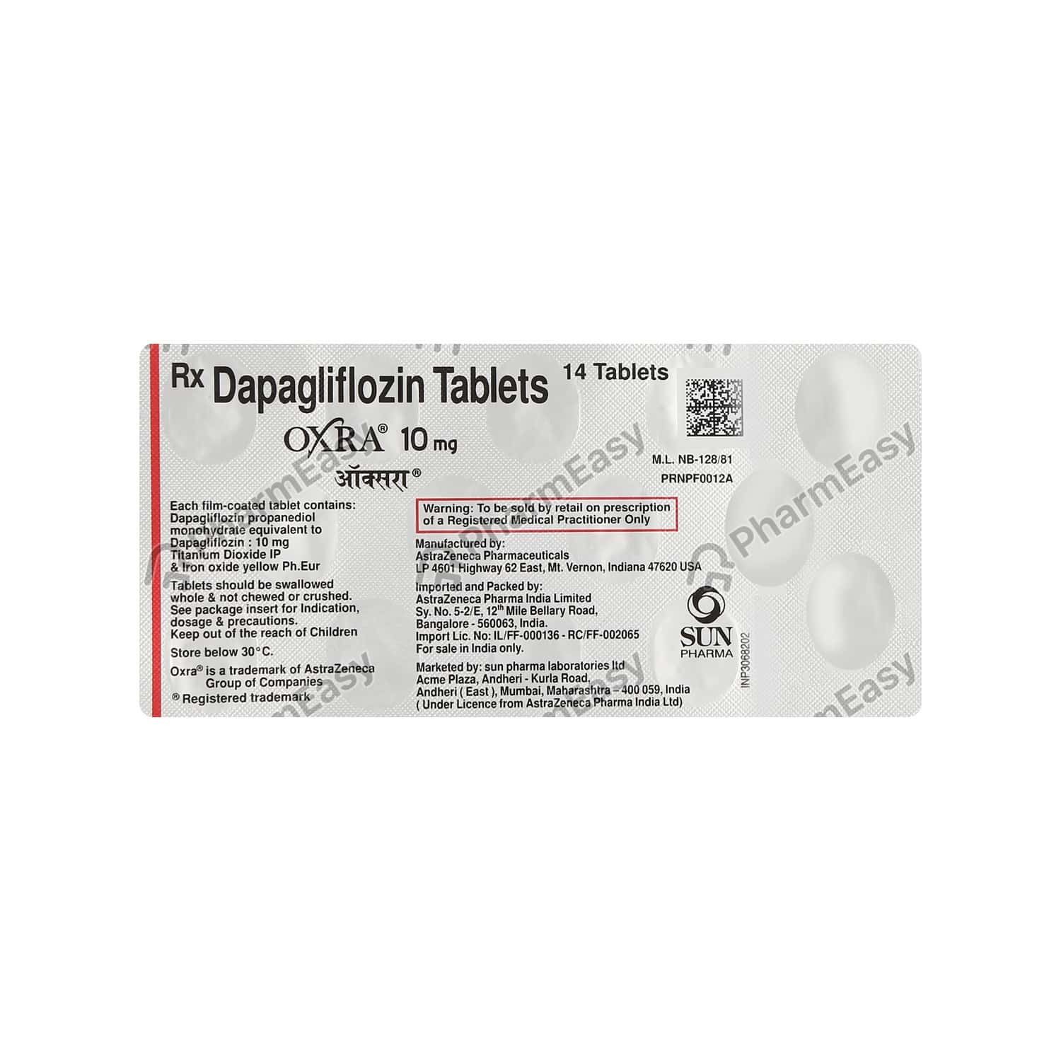 Dapagliflozin Tablets