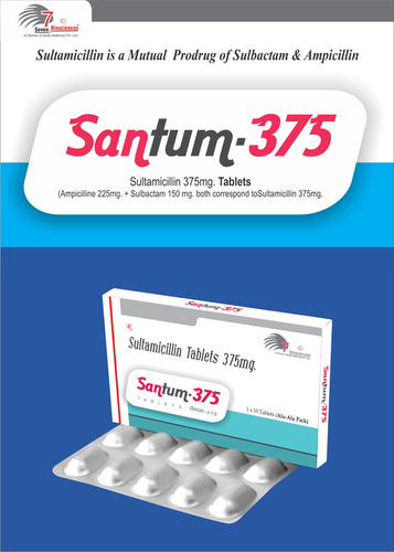 Tablet Sultamicillin Tosylate 375mg (Monocarton Pack)