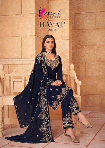 Kesari Trendz Hayat Vol-1 Georgette Straight Salwar Kameez Catalog