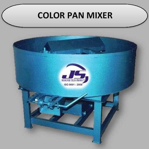 Color Pan Mixer Making Paver Blocks & Chequered Tiles