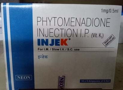 Phytomenadione Injection I.P. Specific Drug