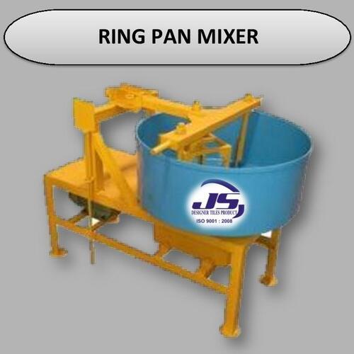 Ring Pan Mixer Making Paver Blocks & Chequered Tiles