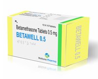 Betamethasone Tablets - 0.5 Mg Bp | Dermatological And Rheumatic Disorder Relief For Aged Persons, Teenagers, And Women