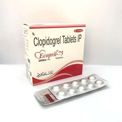 Clopidogrel Bisulphate IP  Equivalent to Clopidogrel    75mg