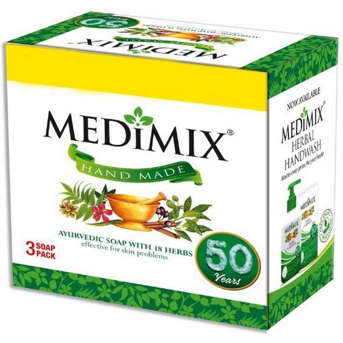 Medimix Ayurvedic Soap With 18 Herbs - 125G (Pack Of 3) Age Group: Adults