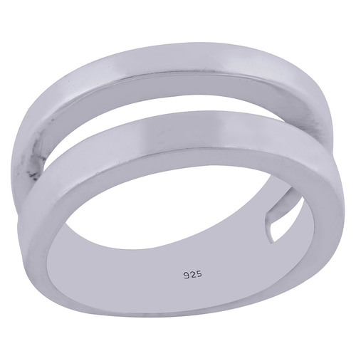 PLAIN BAND 925 STERLING SOLID SILVER HANDMADE RING