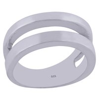 PLAIN BAND 925 STERLING SOLID SILVER HANDMADE RING