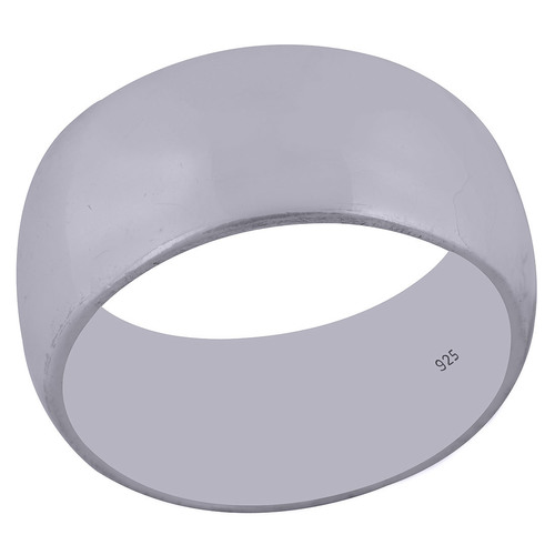 PLAIN BAND 925 STERLING SOLID SILVER HANDMADE RING