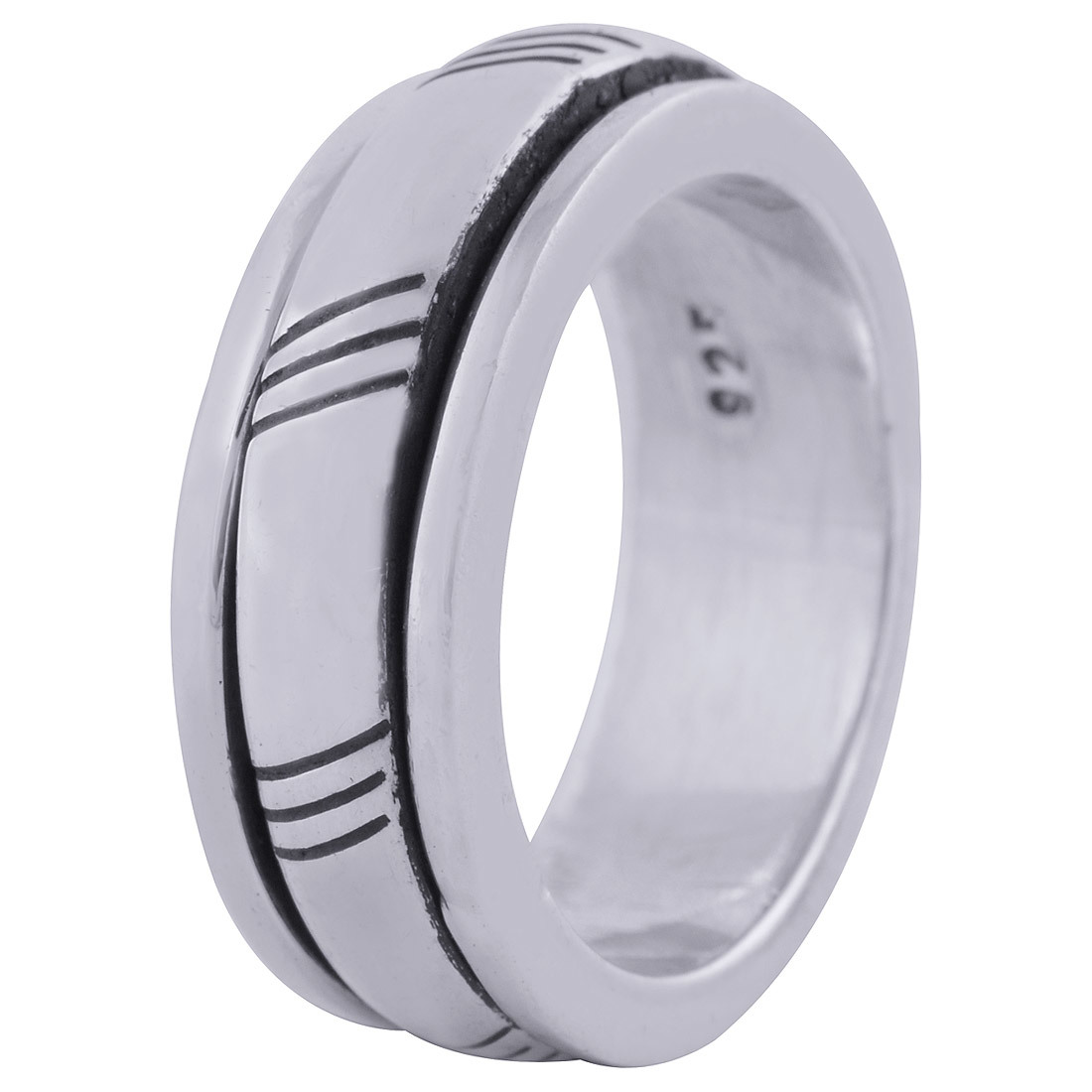 PLAIN BAND 925 STERLING SOLID SILVER HANDMADE RING