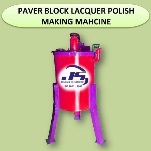 Semi-Automatic Paver Block Lacquer Polish Making Machine