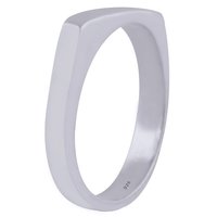 FLAT PLAIN 925 STERLING SOLID SILVER HANDMADE RING