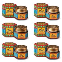 Tiger Balm Red Ointment - 21ml Pack Of 6 | Effective Relief For Muscular Aches, Sprains, And Pain, Soothes Itch From Insect Bites, Ayurvedic Formula, Suitable For All Ages