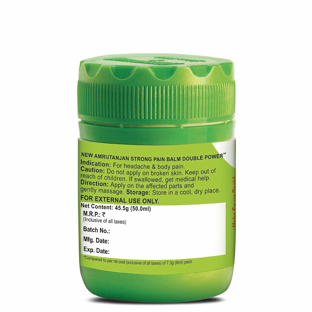 Amrutanjan Strong Pain Balm Double Power - 50ml