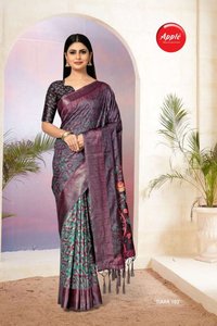 Apples Saree Titara Dola Silk With Border Sarees Catalog