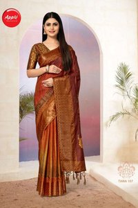 Apples Saree Titara Dola Silk With Border Sarees Catalog