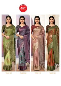 Apples Saree Titara Dola Silk With Border Sarees Catalog