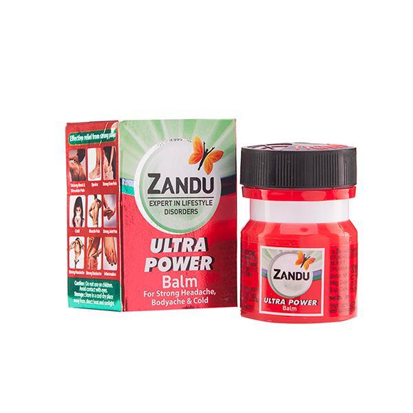 Zandu Ultra Power Balm For Strong Headache And Cold (Pack Of 4)