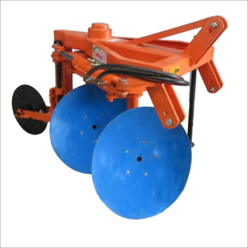 Orange And Blue Agriculture Disc Plough
