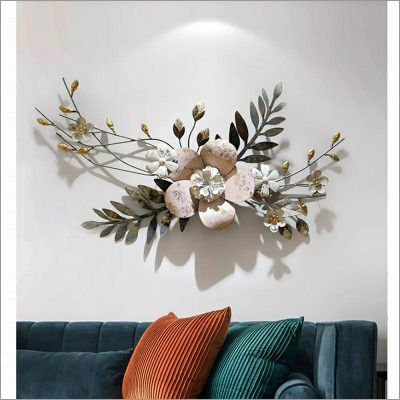 Light Weight 3D Flower Wall Metal Art