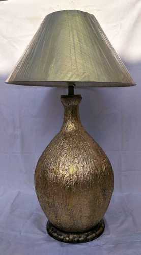 Decorative Table Lamp - Gold Ceramic & Fabric, 18x12 Inches | Durable Material, Easy Assembly, Elegant Design, Soft Lighting