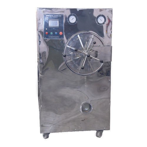 Horizontal Cylindrical Triple Walled High Pressure Autoclave With Outer Square Body