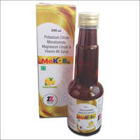 Liquid 200 Ml Potassium Citrate Monohydrate Magnesium Citrate And Vitamin B6 Syrup