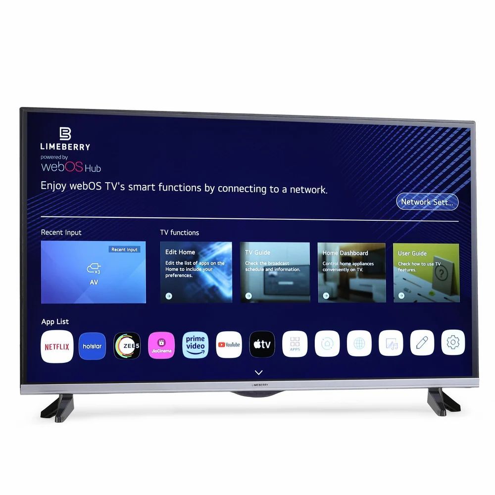 Q Led Tv - Color: Black