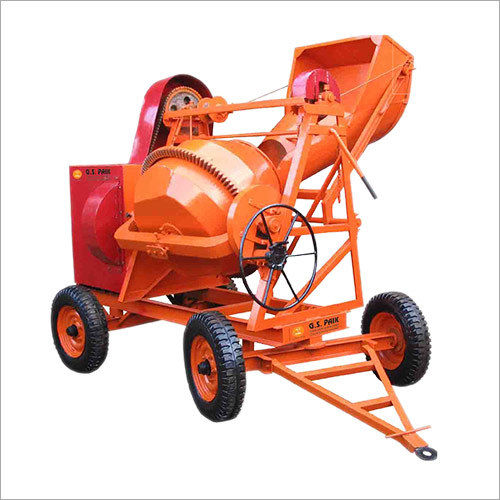 Engine Type Concrete Mixer With Hooper