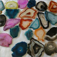 Multicolor Agate Slices