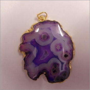 Natural Agate Stone Pendant Size: 1/2-5 Inch