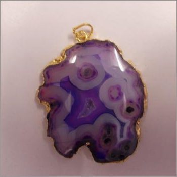 Natural Agate Stone Pendant