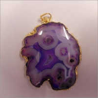 Natural Agate Stone Pendant