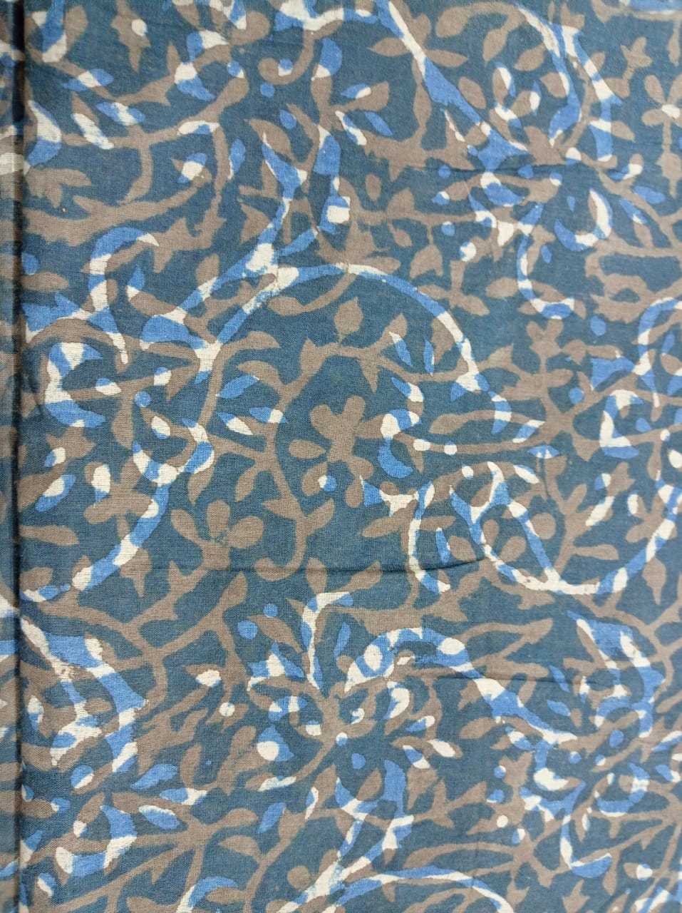 Block printed fabric