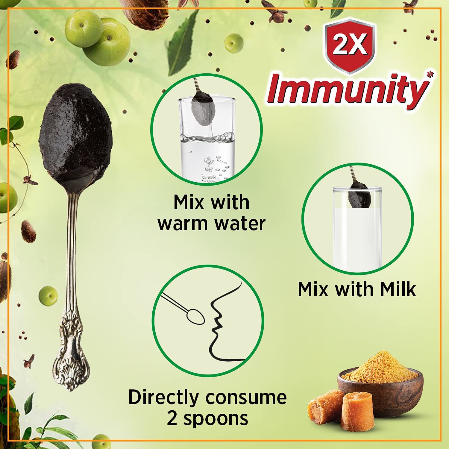 Zandu Chyavanprash Avaleha Jaggery (Gur), Ayurvedic Immunity Booster - 450g