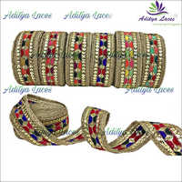 Sequence Embroidery Gota Patti Lace