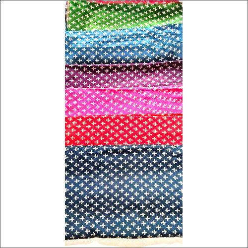 Washable Ajrakh Printed Mashroom Fabric