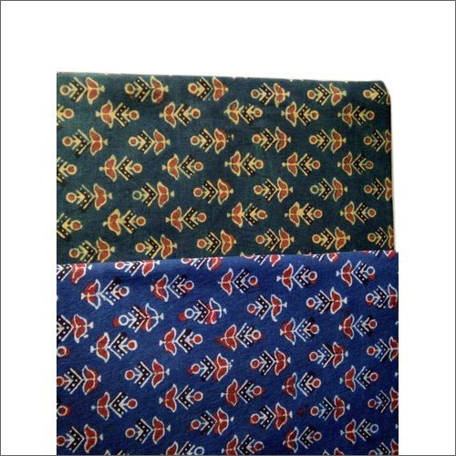 Washable Color Hand Block Print Cotton Fabric