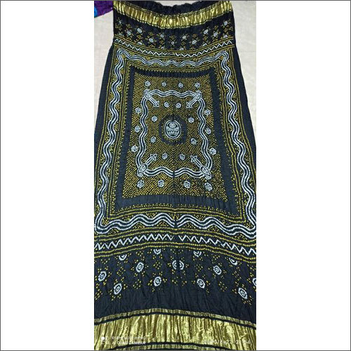 Available In Different Color Gaji Silk Bandhani Dupatta