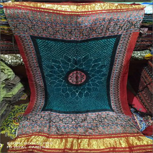 Indian Ajrakh With Bandhani Modal Tc Dupatta