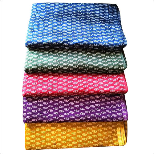 Washable Mashru Silk Gaji Discharge Print Fabric