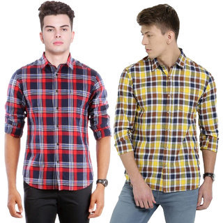 Branded Mens Casual Check shirts