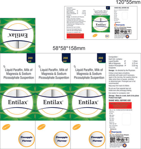 Liquid Paraffin,Milk of Magnesia and Sodium Pico sulphate Suspension